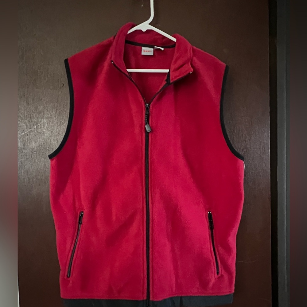 Red Fleece Vest